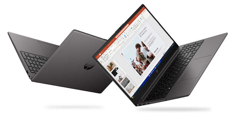 HP 255R G10 – Front- und Rückansicht