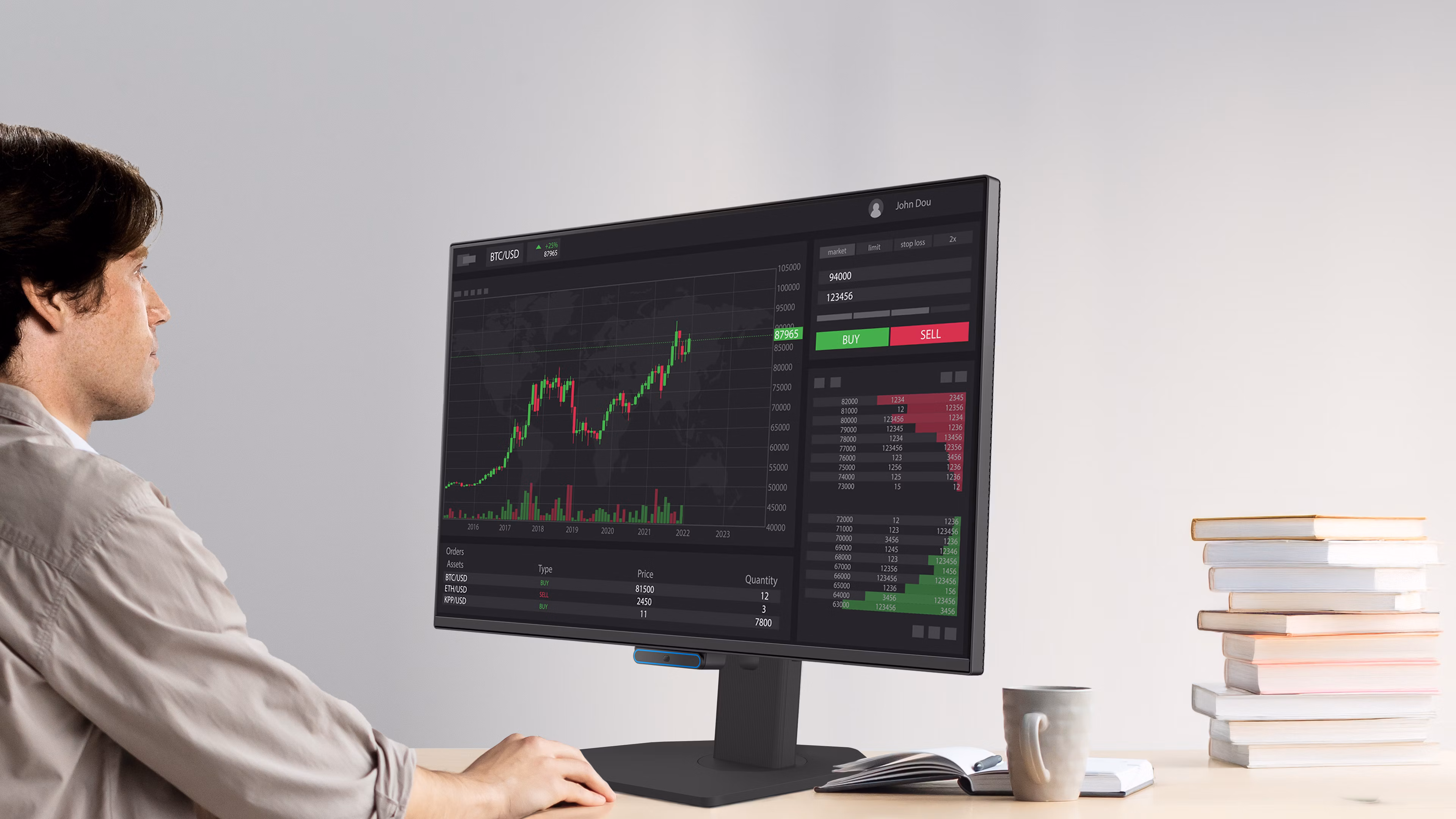 BenQ BL2490TC Office Monitor 60,45 cm (23,8 Zoll) schwarz_2