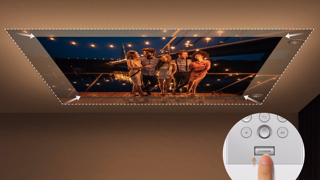 BenQ GV32 Tragbarer Full HD Beamer mit 360° Projektion und Smart_3