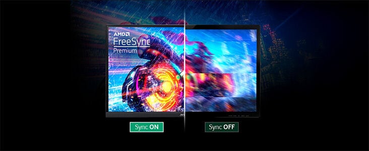 Acer Nitro XV0 - AMD FreeSync Premium – befreit vom Tearing