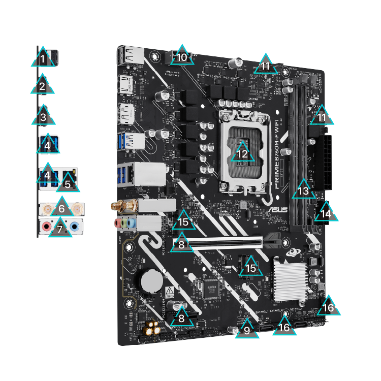 ASUS Prime B760M-F WIFI Mainboard_2
