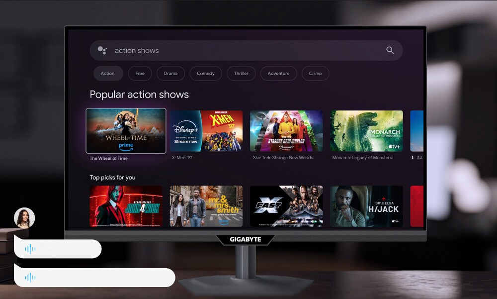 Gigabyte M27QS QHD IPS Smart Gaming Monitor _4