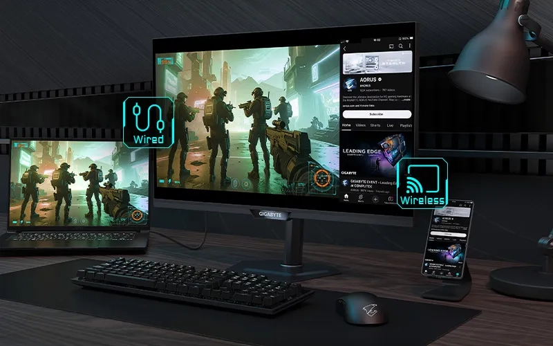 Gigabyte M27QS QHD IPS Smart Gaming Monitor _5
