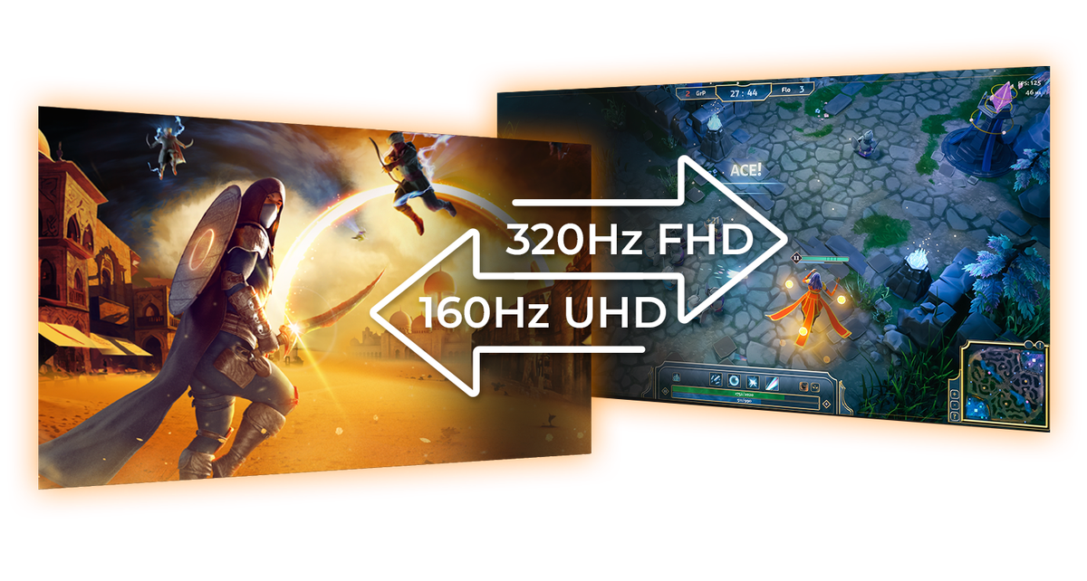 AOC U27G4R 27 Zoll - Dual-Frame Gaming Monitor_2