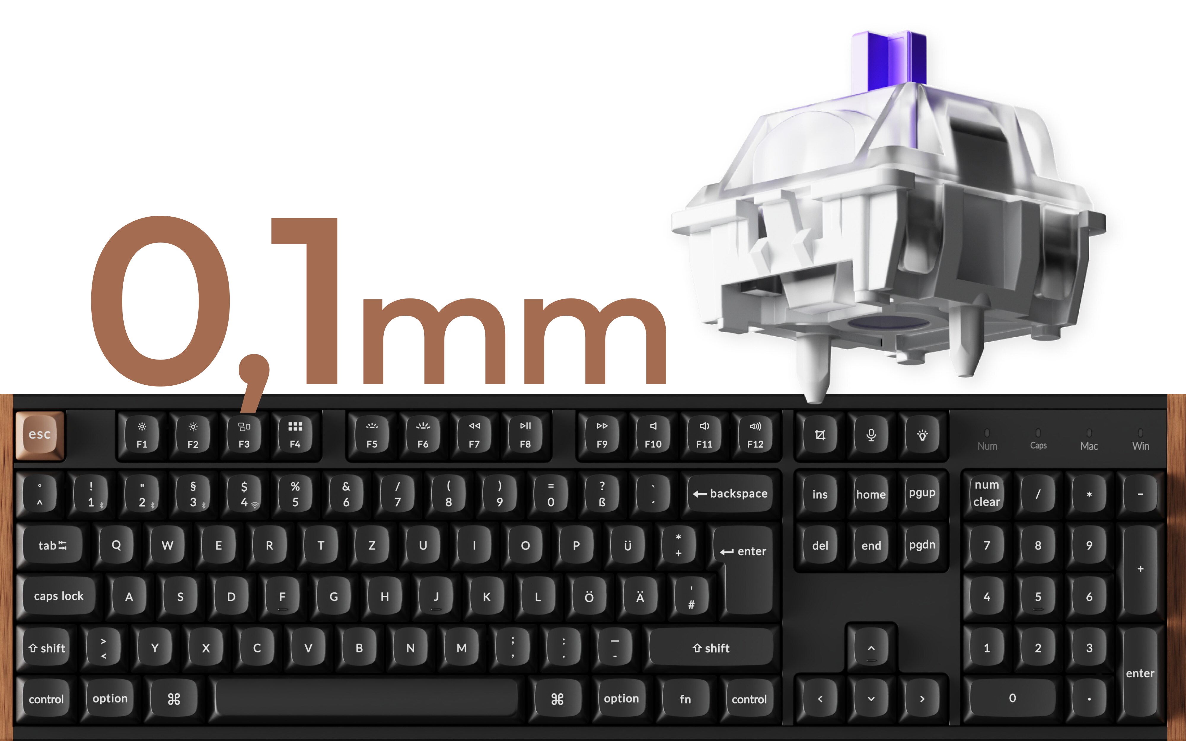 Keychron K10 HE Wireless Magnetic Switch Custom Keyboard _2