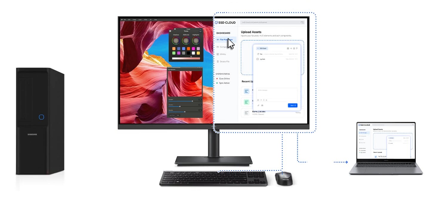 Samsung ViewFinity S8 LS27H804UAUXEN 27 Zoll - Office Monitor_7