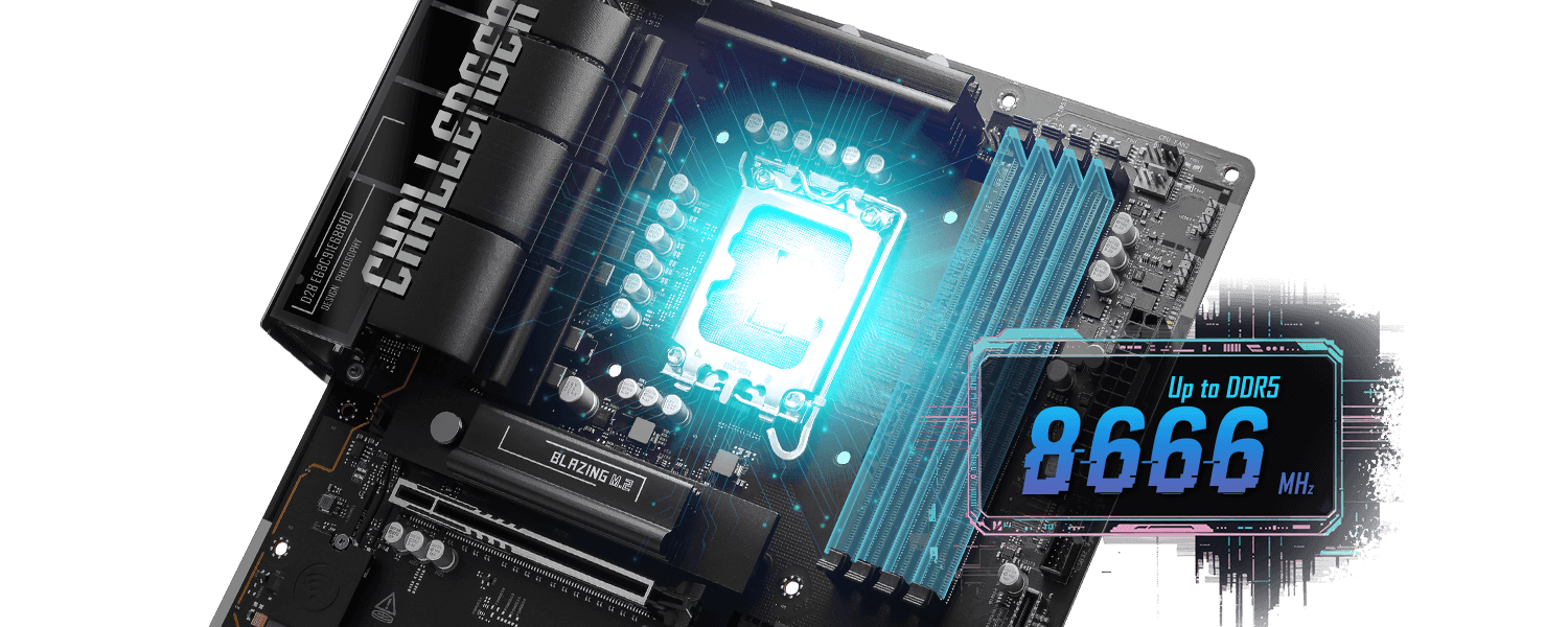 ASRock B860 Challenger WiFi Mainboard Sockel 1851_5