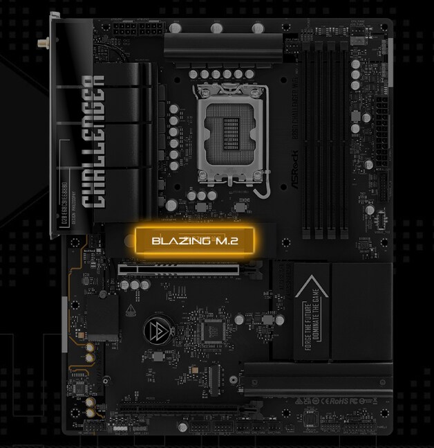 ASRock B860 Challenger WiFi Mainboard Sockel 1851_6
