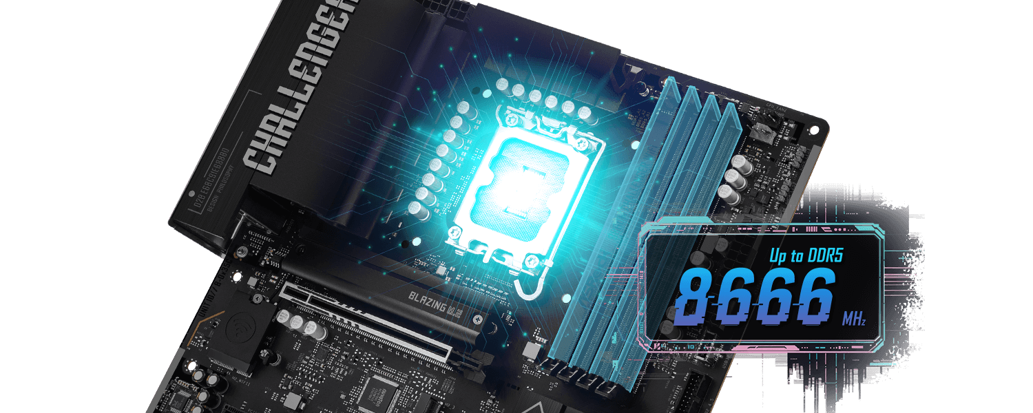 ASRock B860M Challenger WiFi Mainboard Sockel 1851_4