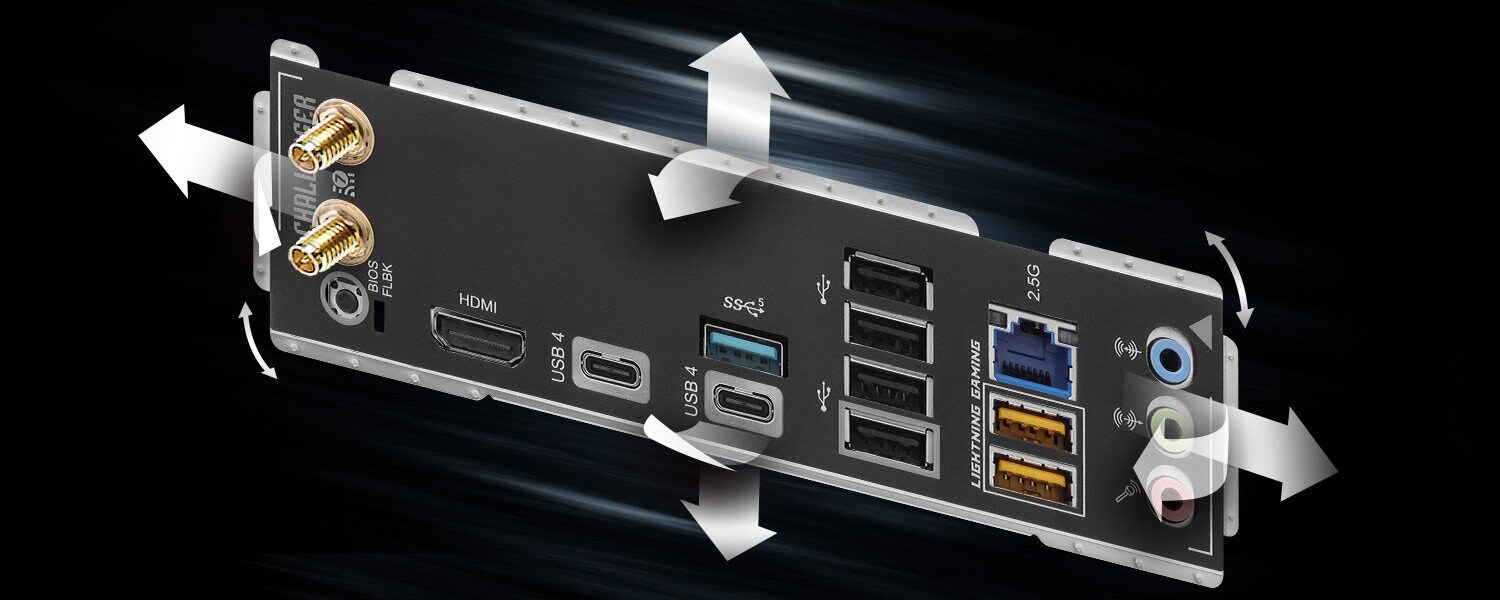 ASRock X870 Challenger WiFi Mainboard Sockel AM5_14