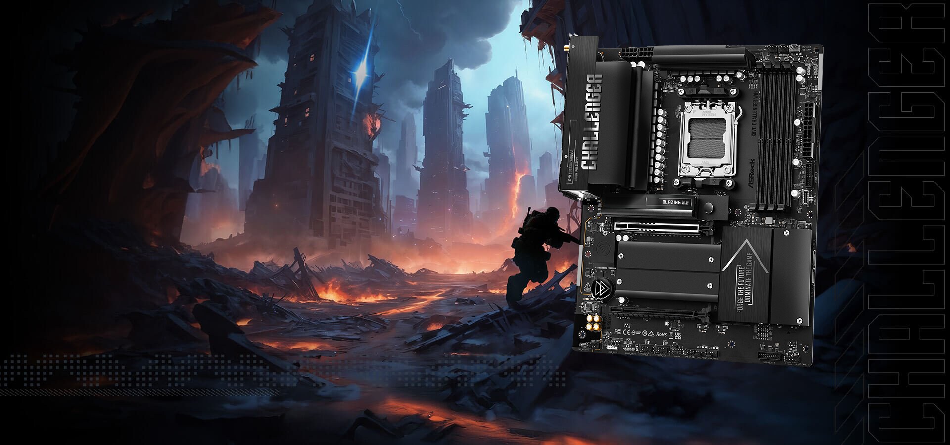 ASRock X870 Challenger WiFi Mainboard Sockel AM5_1
