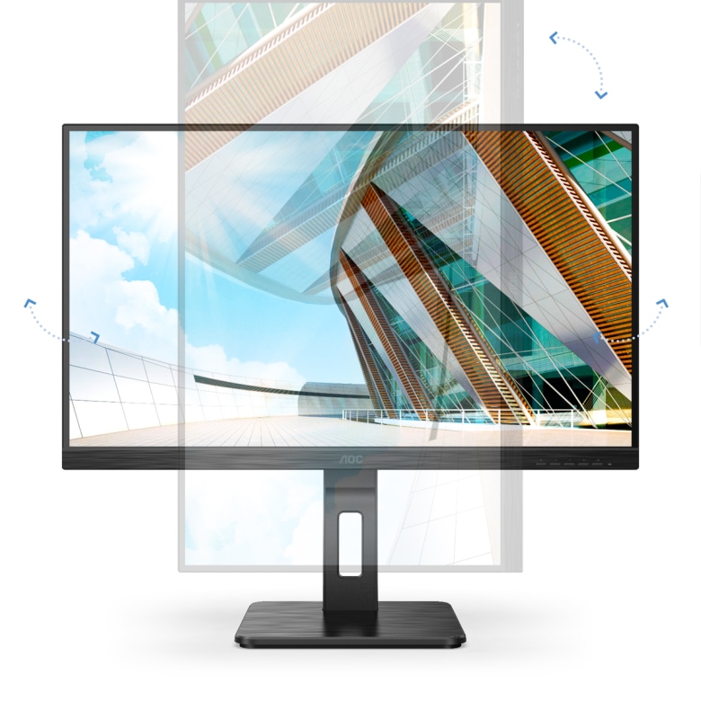 AOC Q24P2Q Office Monitor - IPS, QHD, Höhenverstellung_6