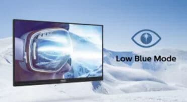 LowBlue Modus für augenschonende Produktivität
