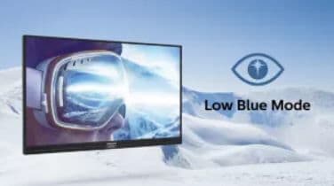 LowBlue Modus für augenschonende Produktivität