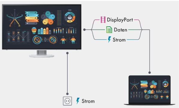 Eizo FlexScan EV2480-BK - IPS-Panel, Höhenverstellung, USB-C_2