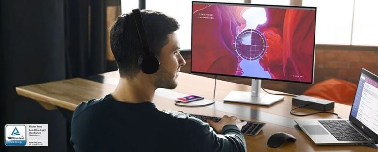 Dell U2422H Office Monitor - IPS, Höhenverstellung, USB-Hub_1