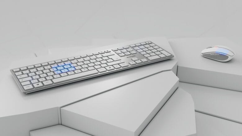 CHERRY DW 9100 slim, kabelloses Tastatur und Maus-Set,_5