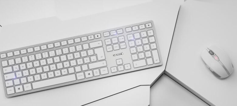 CHERRY DW 9100 slim, kabelloses Tastatur und Maus-Set,_2