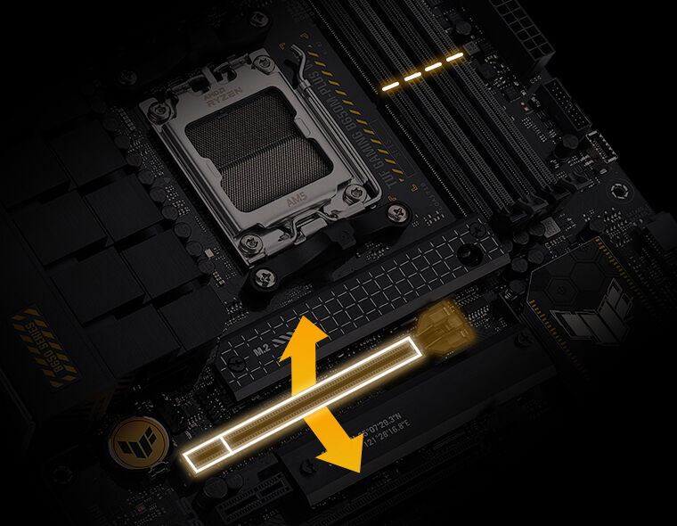 ASUS TUF GAMING B650M-PLUS WIFI Mainboard Sockel AM5_7