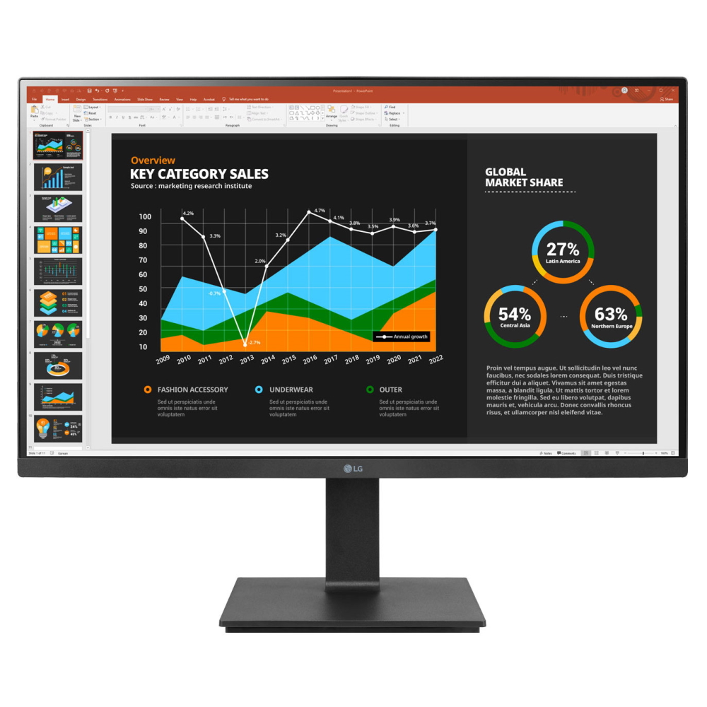 Bild von LG 27BQ75QB- Business Monitor - QHD IPS Panel, HDMI, USB-C