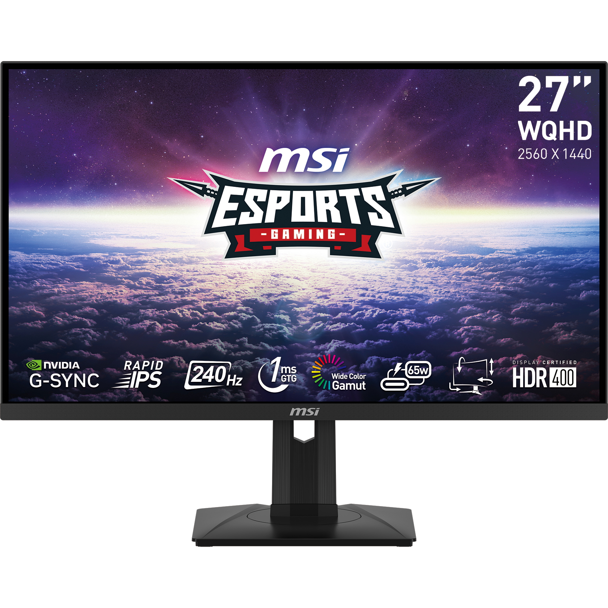 Bild von MSI G274QPXDE Gaming Monitor - Rapid IPS, 240Hz, 1ms