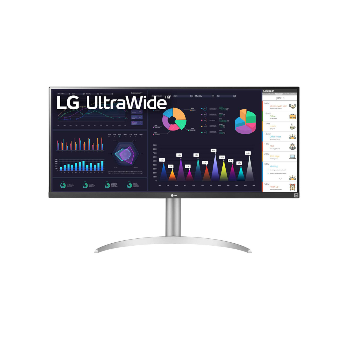 Bild von LG 34WQ650-W Office Monitor - FHD, 100 Hz