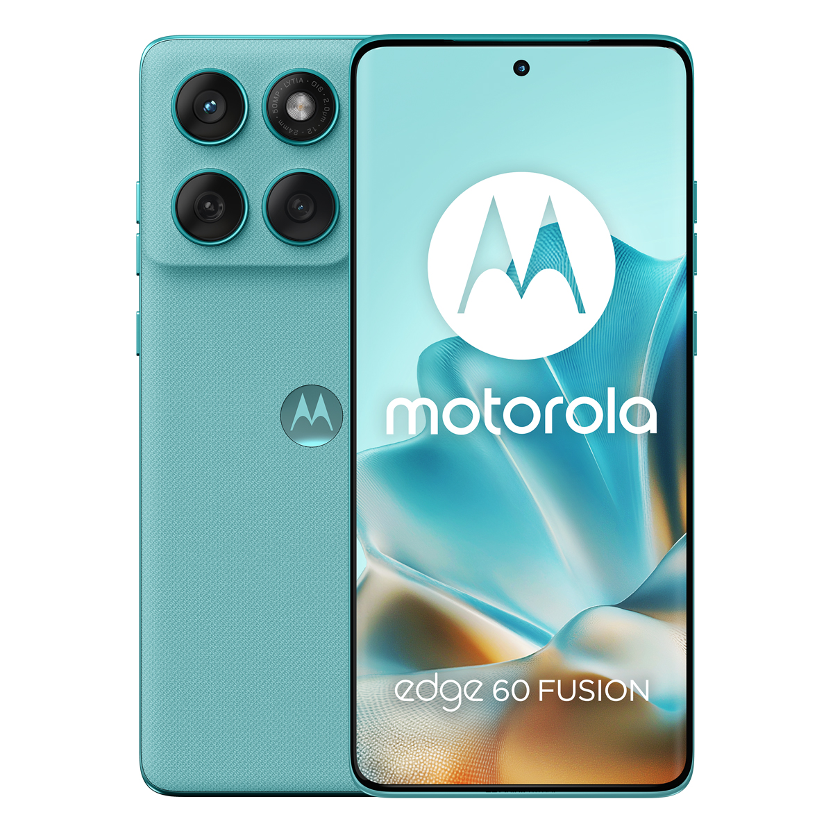 Bild von Motorola Edge 60 Fusion 256GB Amazonite 16,94cm (6,67") OLED Display, Android 15, 50MP Dual-Kamera