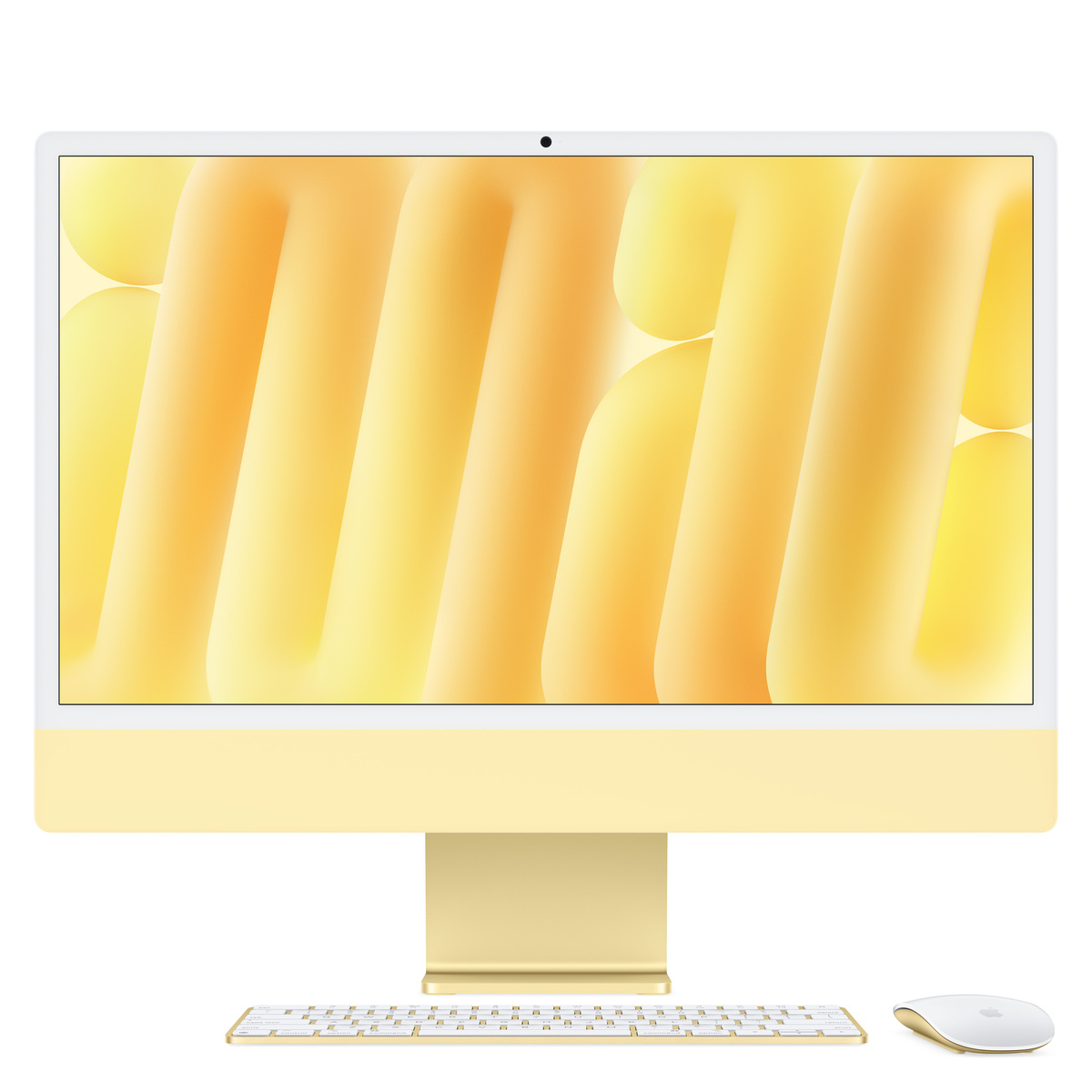 Bild von Apple iMac Gelb CZ1E3-0121010 - 61cm(24‘‘) M4 8?Core CPU, 8?Core GPU, 24GB RAM, 1TB SSD, Standardglas, Magic Keyboard Touch-ID Ziffernblock