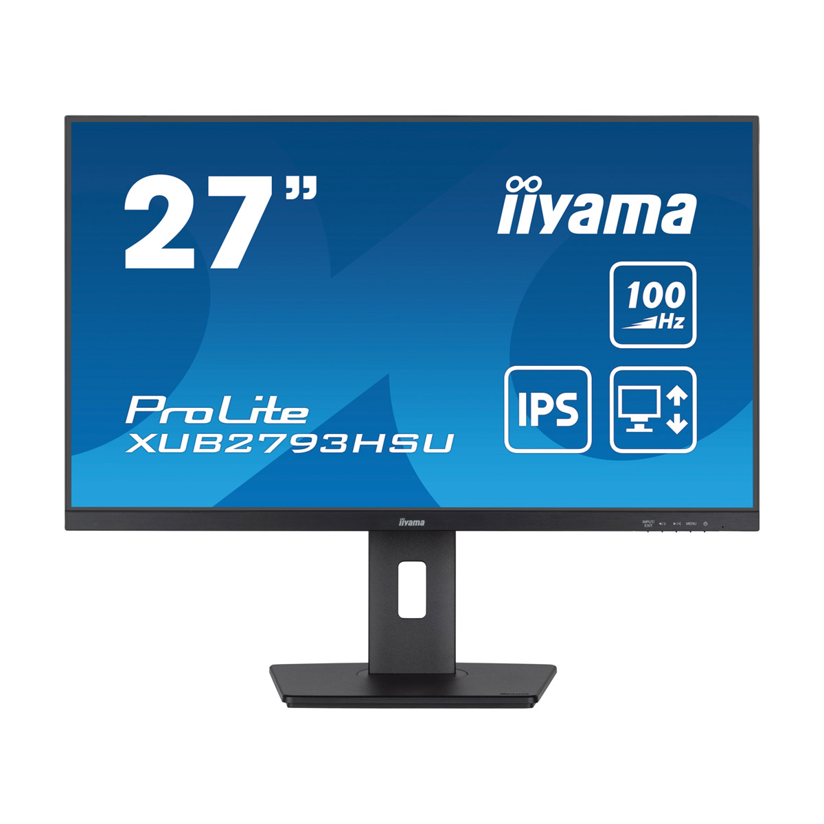 Bild von Iiyama ProLite XUB2793HSU-B7 Office Monitor 27" (68.6 cm) ,IPS, USB-Hub, 100Hz Bildwiederholrate