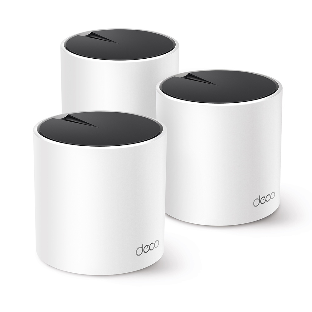 Bild von TP-Link Deco X55 WiFi 6 Mesh System, 3er Set AX3000 Dual-Band, 3x Gb LAN/WAN (pro Einheit)