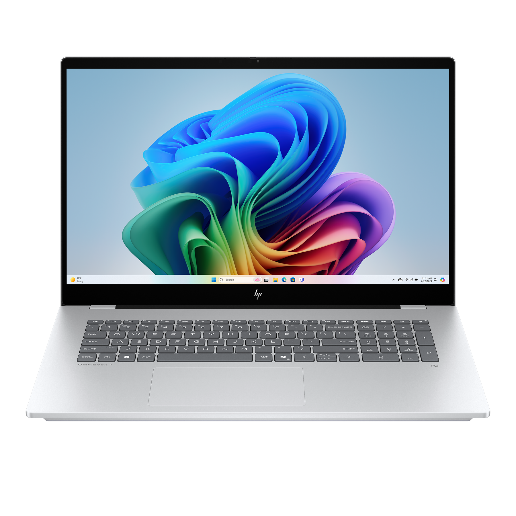 Bild von HP OmniBook 7 17-dc0178ng 17,3" FHD IPS Touch, Intel Core Ultra 7 258V, 32GB RAM, 2TB SSD, RTX 4050, Windows 11 Pro