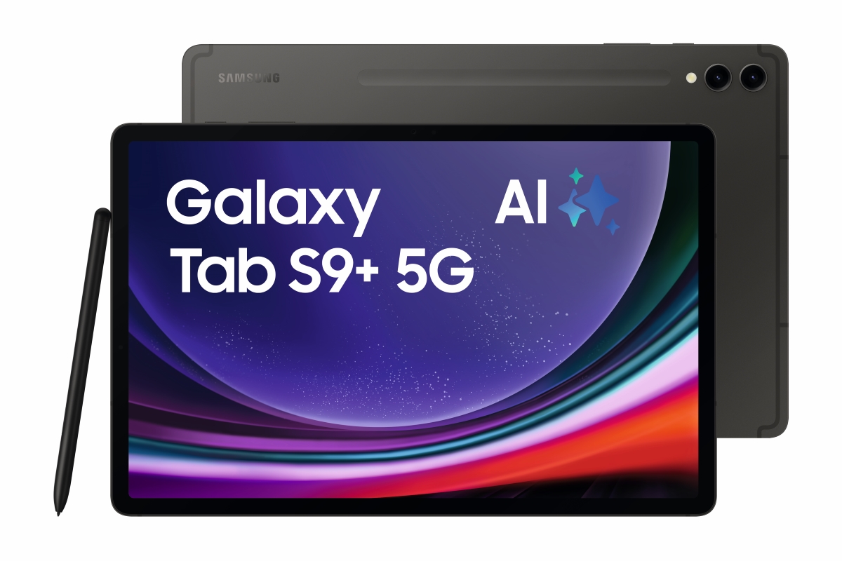 Bild von Samsung X816N Galaxy Tab S9+ 5G 512 GB (Grau) 12,4" WQXGA+ Display / Octa-Cora / 12GB RAM / 512GB Speicher / Android 13.0