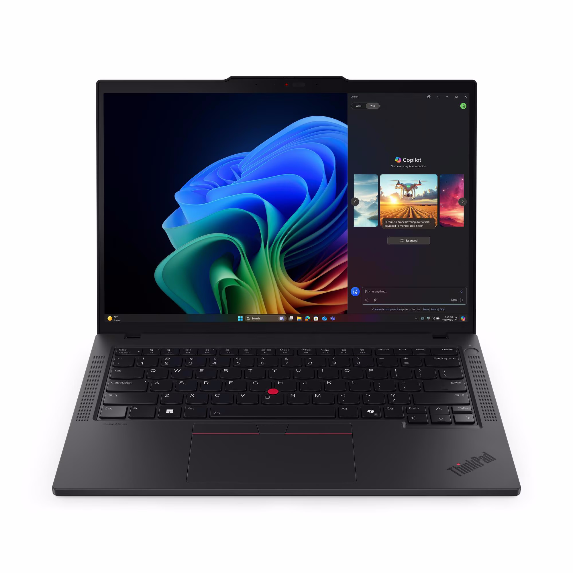 Bild von Lenovo ThinkPad T14 Gen6 - 21QC0063GE 14" 2.8K OLED Touch, Intel Core Ultra 7 - 255U, 32GB RAM, 1TB SSD, 4G, Windows 11 Pro