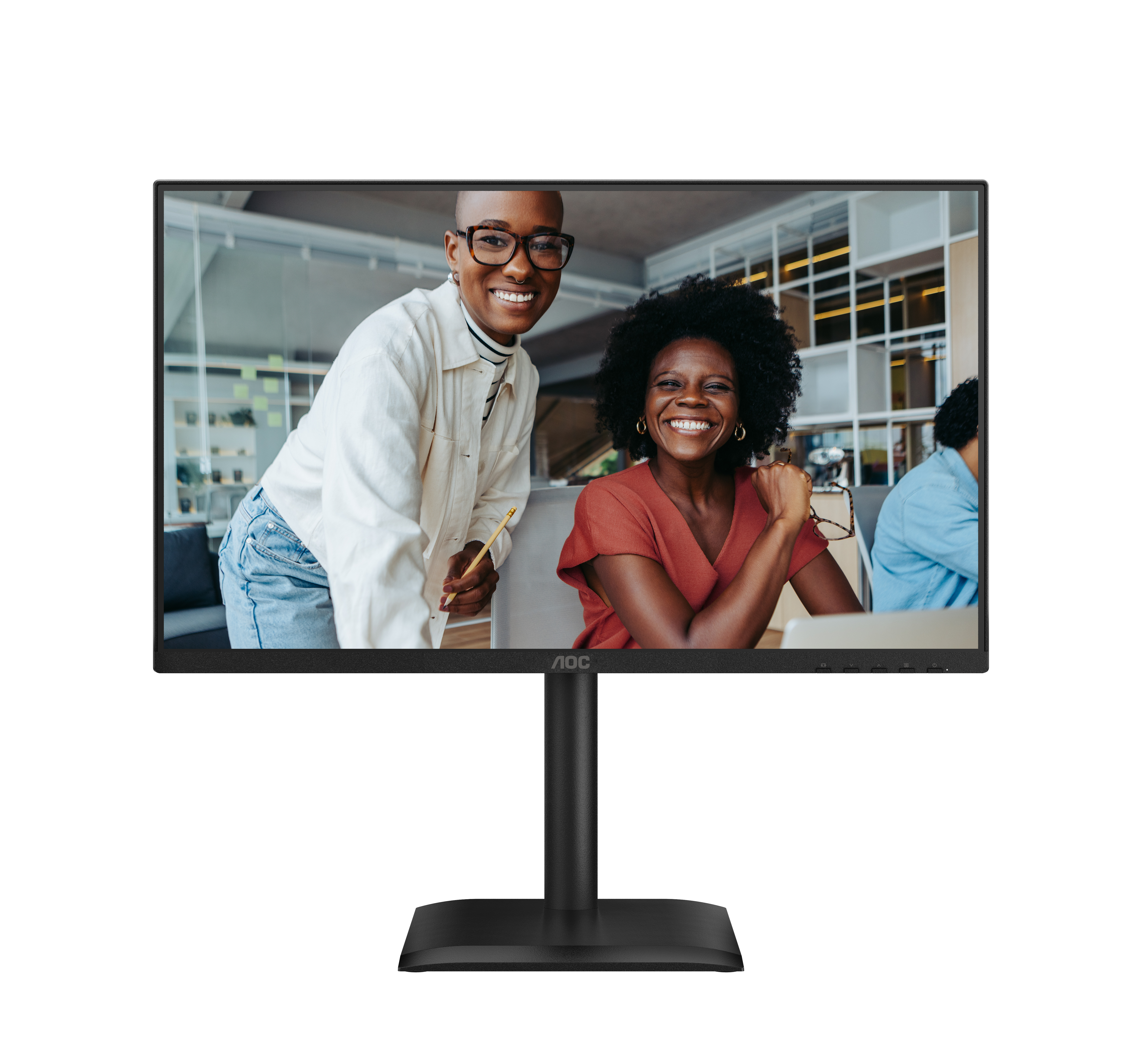 Bild von AOC 24E4CV 24 Zoll Full HD Monitor, höhenverstellbar, 120 Hz, schwarz