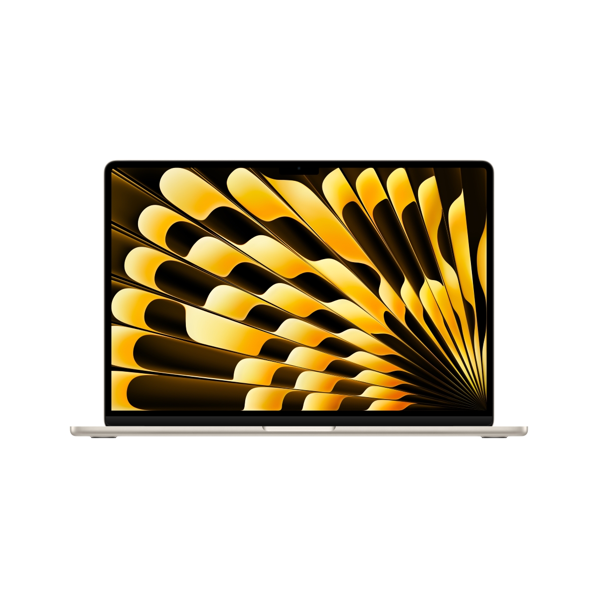 Bild von Apple MacBook Air 15" CZ1BT-0111000 Polarstern Apple M3 Chip M3 8-Core CPU 10-Core GPU 16GB RAM 512GB SSD 70W