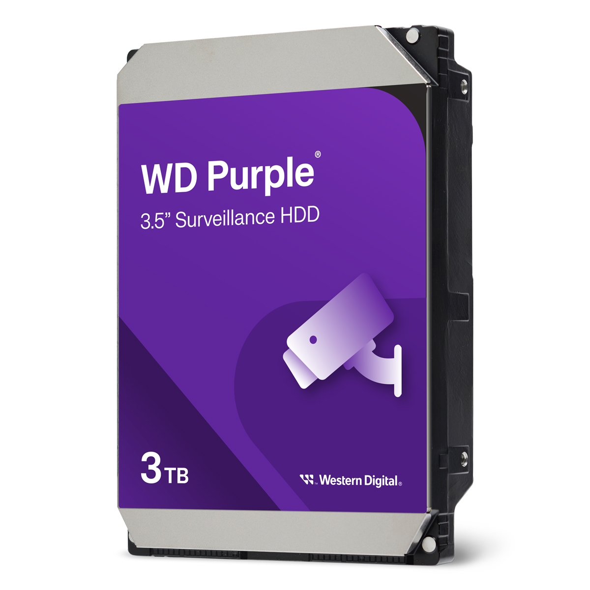 Bild von Western Digital WD Purple 3TB 3.5 Zoll SATA 256MB Interne Surveillance Festplatte (CMR)