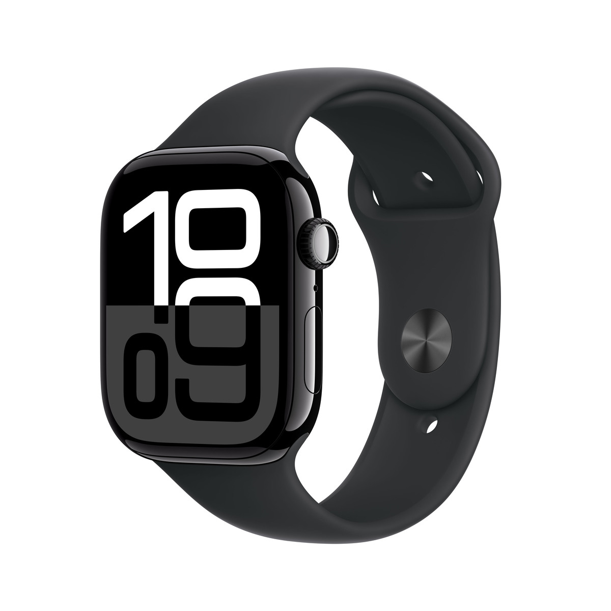 Bild von Apple Watch S10 Diamantschwarz Aluminium Schwarz Sport Band S/M GPS + Cellular 46mm MWY33QF/A 2024