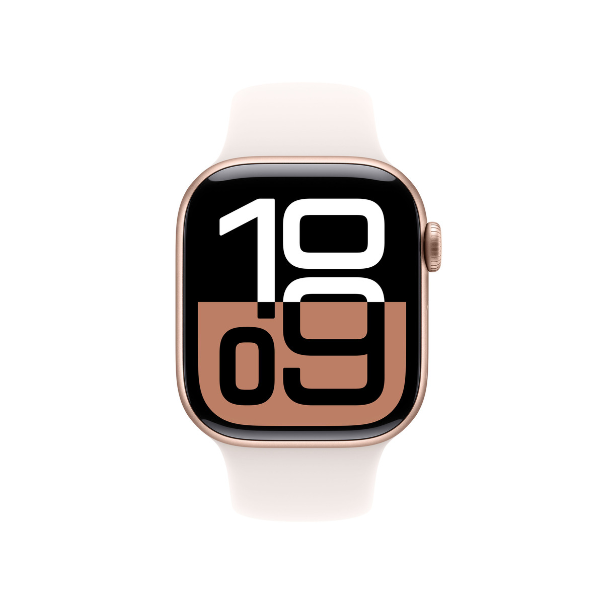 Bild von Apple Watch S10 Roségold Aluminium Sport Band Blassrosa B-Ware GPS 42mm MWWH3QF/A 2024