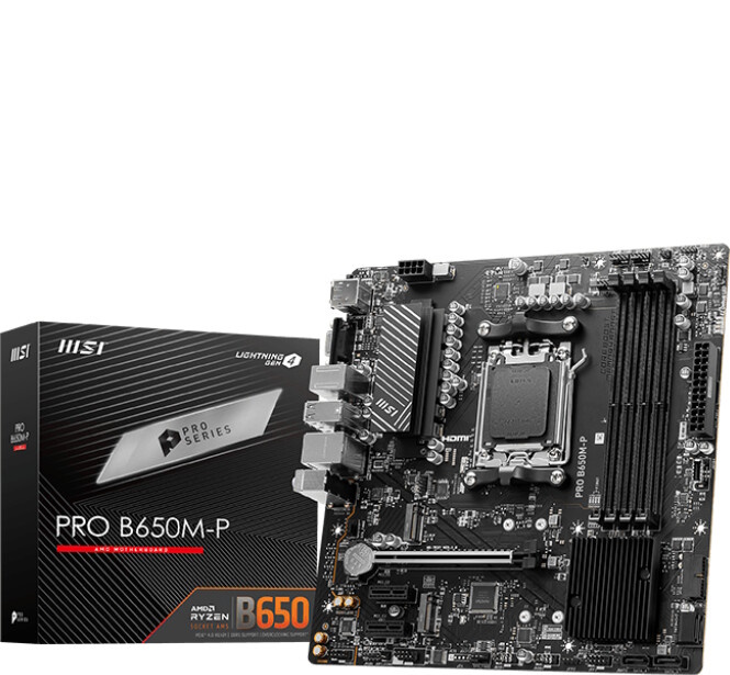 Bild von MSI PRO B650M-P Mainboard