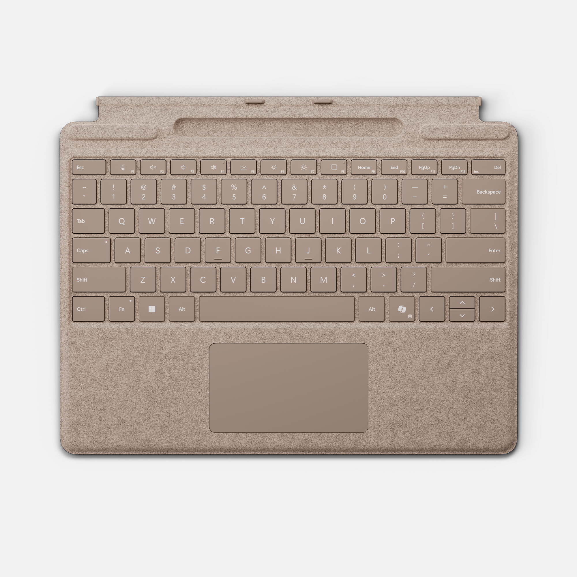Bild von Microsoft Surface Pro Keyboard mit Stiftaufbewahrung - sand
