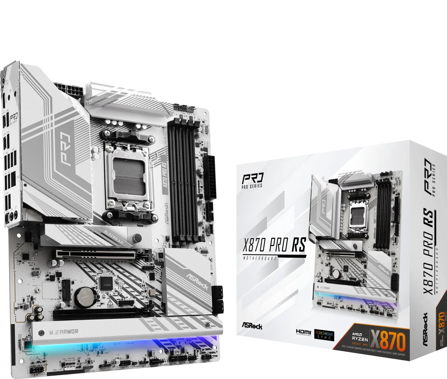 Bild von ASRock X870 Pro RS Mainboard Sockel AM5