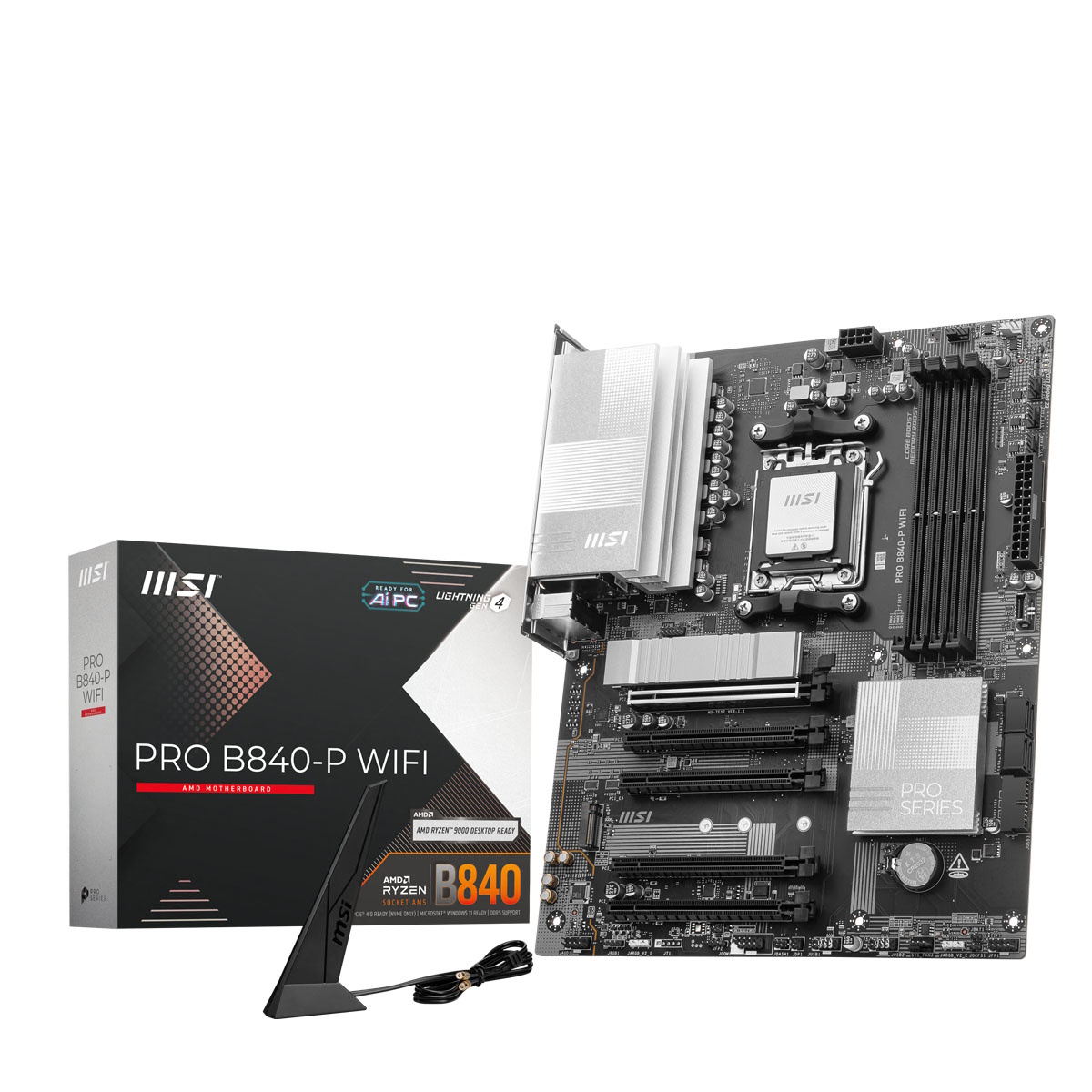 Bild von MSI PRO B840-P WIFI Mainboard Sockel AM5