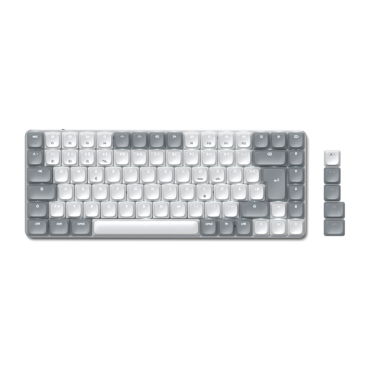 Bild von Satechi SM1 Slim Mechanical Backlit BT Keyboard German light