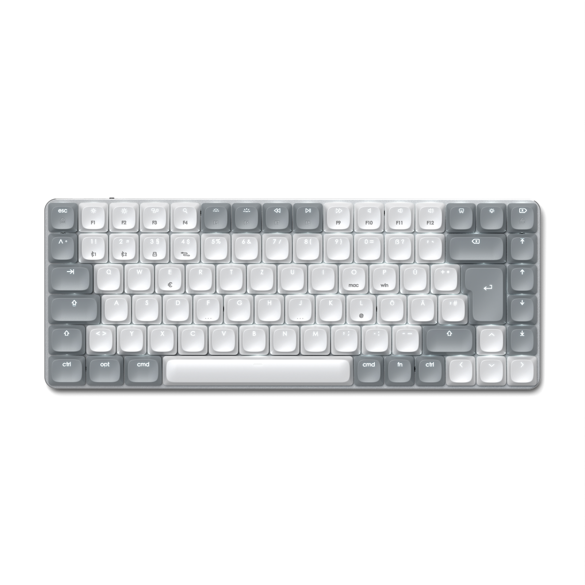 Bild von Satechi SM1 Slim Mechanical Backlit BT Keyboard German light