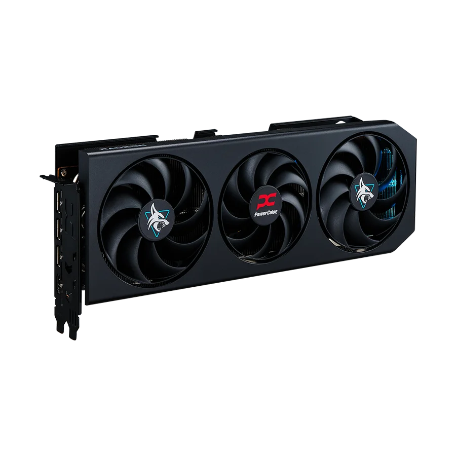 Bild von Powercolor Radeon RX 9070XT Hellhound OC 16GB - 16GB GDDR6, 1x HDMI, 3x DP