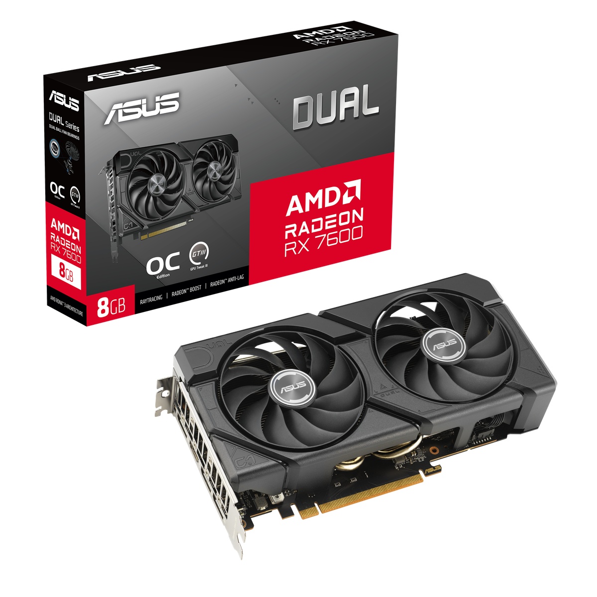 Bild von ASUS Dual Radeon RX 7600 EVO OC