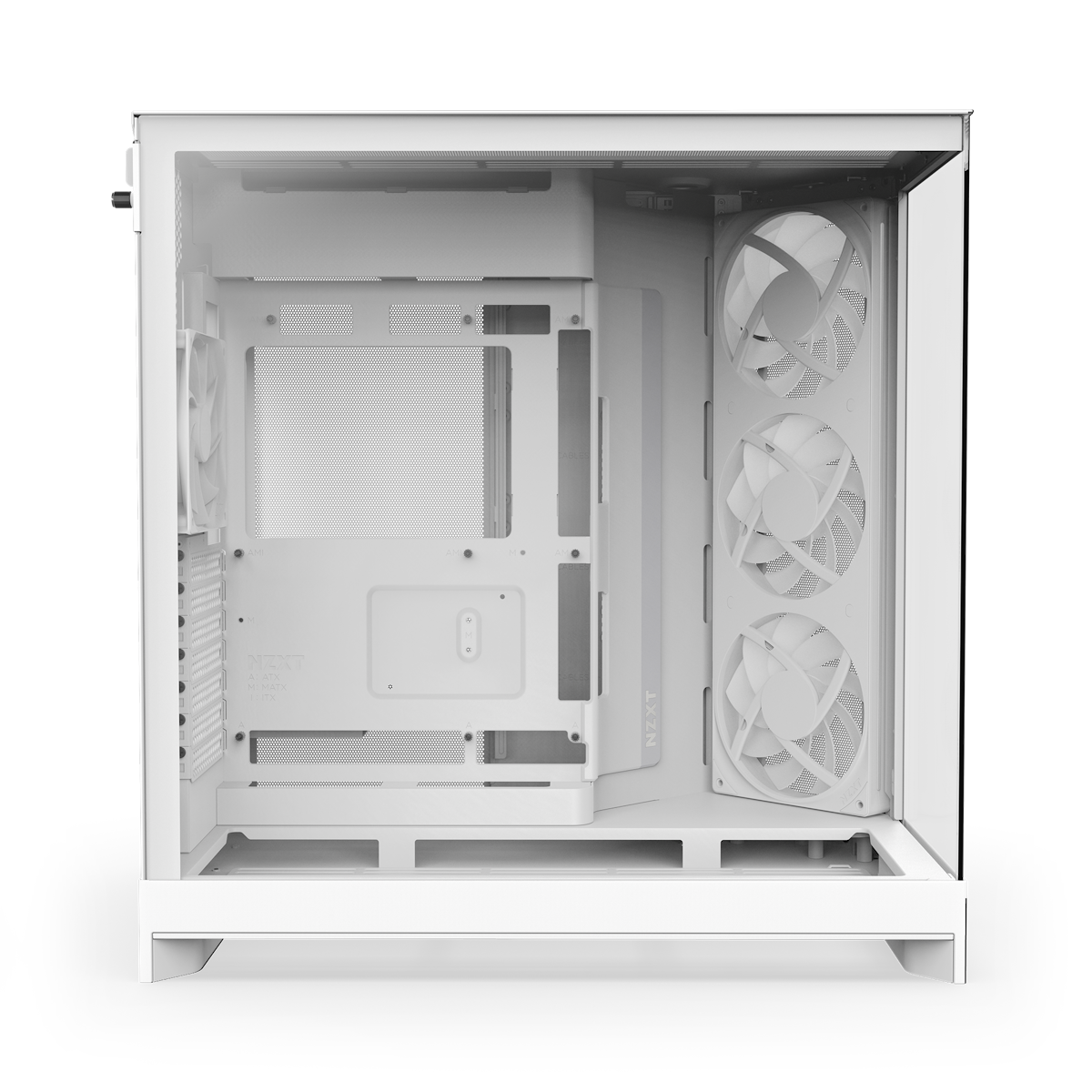 Bild von NZXT H9 FLOW RGB (2025) weiß | PC-Gehäuse