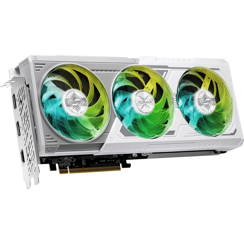 Bild von ASRock Radeon RX 9060 XT 16GB Steel Legend OC Grafikkarte - 16GB GDDR6, 2x HDMI, 2x DP