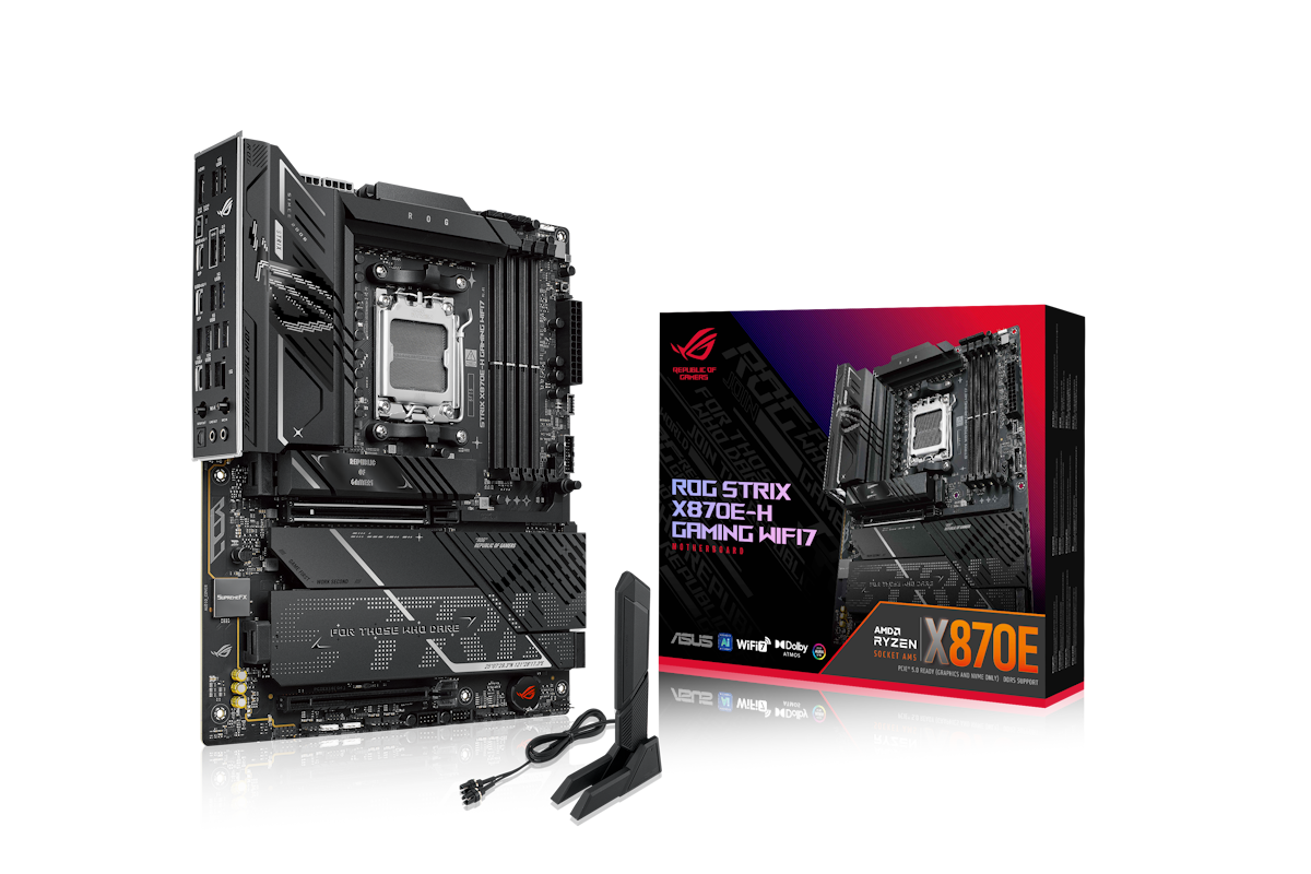 Bild von ASUS ROG STRIX X870E-H GAMING WIFI Mainboard Sockel AM5