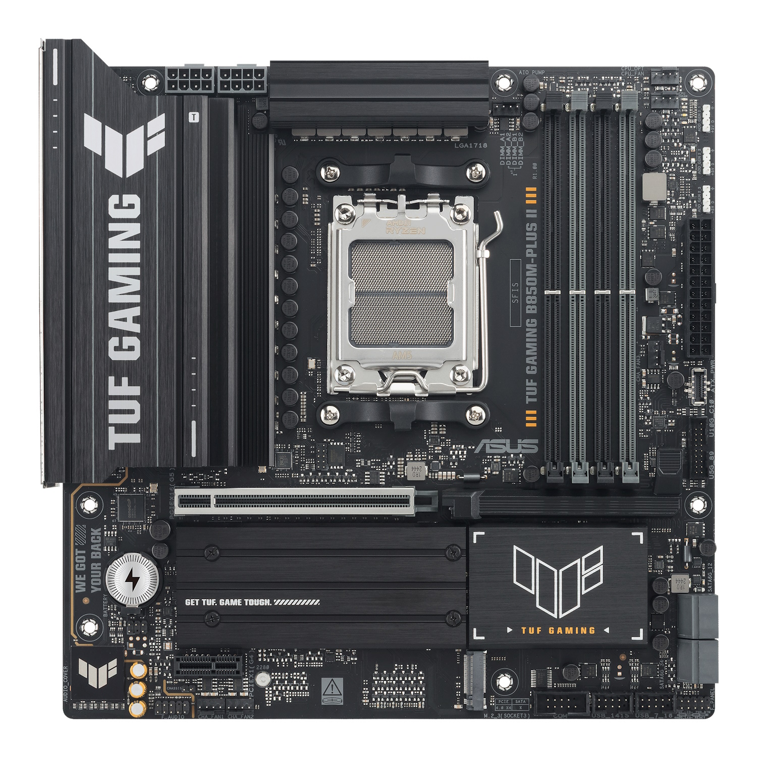 Bild von ASUS TUF GAMING B850M-PLUS II Mainboard Sockel AM5